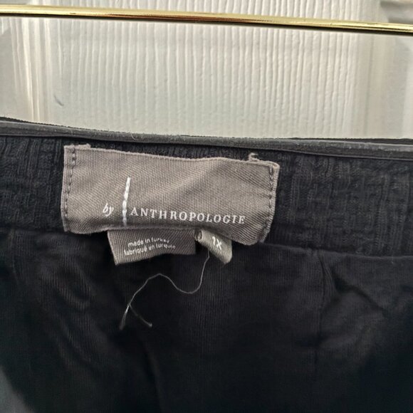 Anthropologie Black Strapless Button Up Vest - Picture 3 of 4